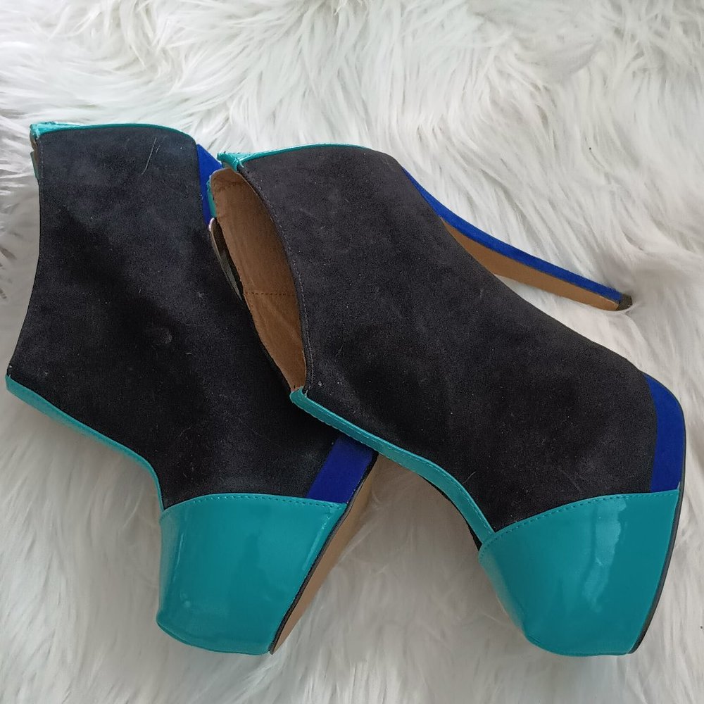 ALDO Color Block Stilettos Booties - Picture 4 of 8